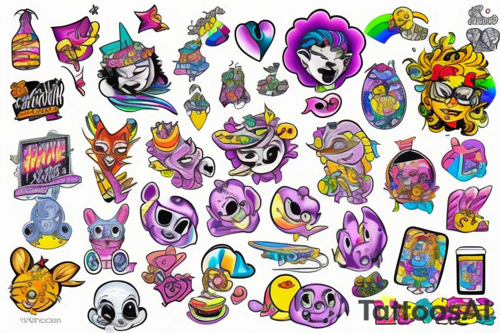 Abuse tattoo idea