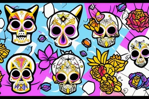 Royal skull tattoo idea