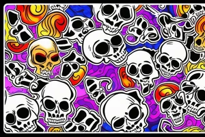 Royal skull tattoo idea
