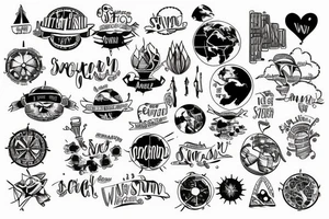 Small World Map Wrist Tattoo tattoo idea