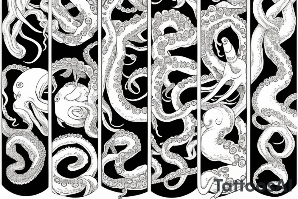Octopus to lay over and wrap my shoulder and upper arm tattoo idea