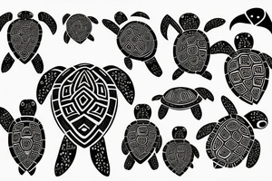 turtle tribal tattoo tattoo idea