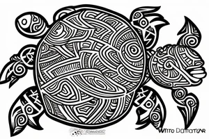 turtle tribal tattoo tattoo idea