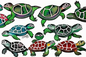 i like turtles tattoo idea