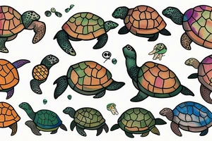 i like turtles tattoo idea