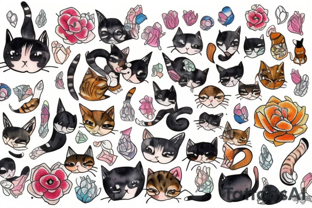 i like cats tattoo idea