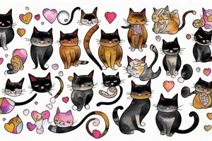 i like cats tattoo idea