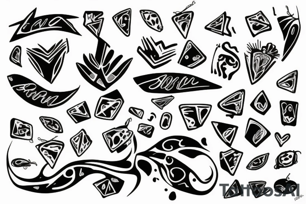 sad lonely tattoo idea