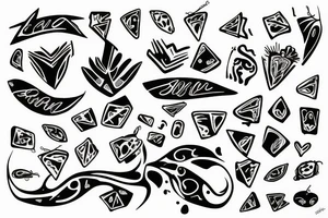 sad lonely tattoo idea