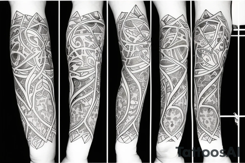 sad lonely beautiful death tattoo idea