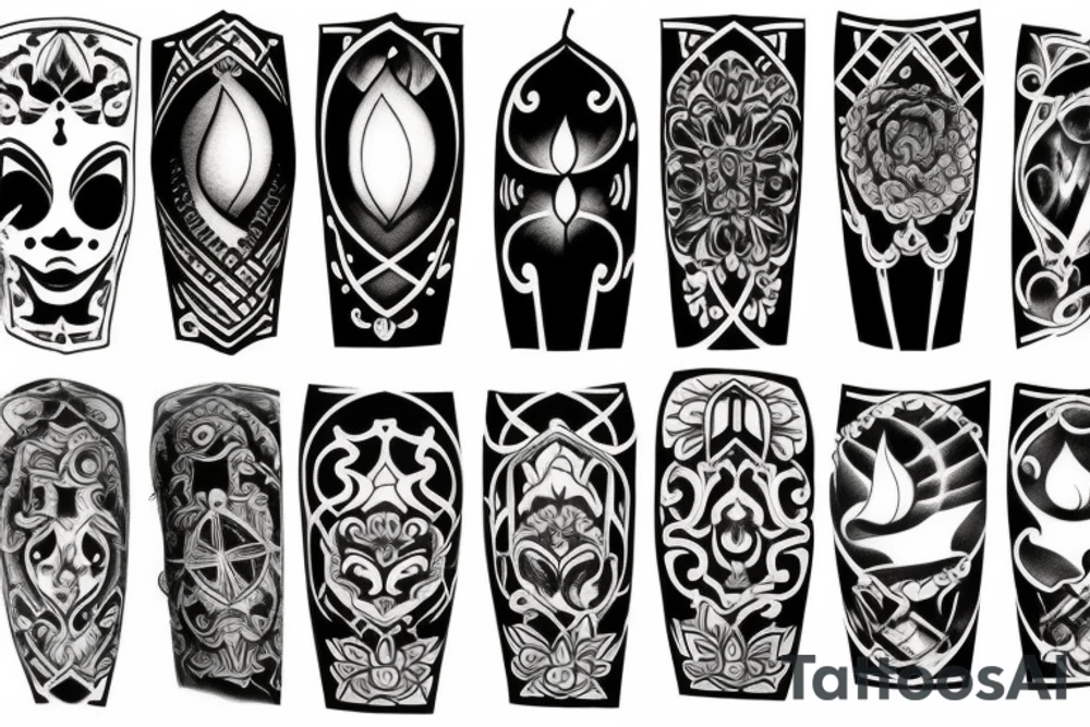 Half sleeve tattoo on forearm: an lantern with candle inside tattoo idea
