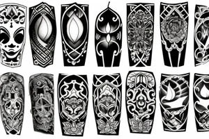Half sleeve tattoo on forearm: an lantern with candle inside tattoo idea
