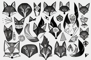 A fox tattoo idea