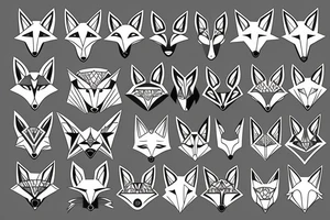 A fox tattoo idea