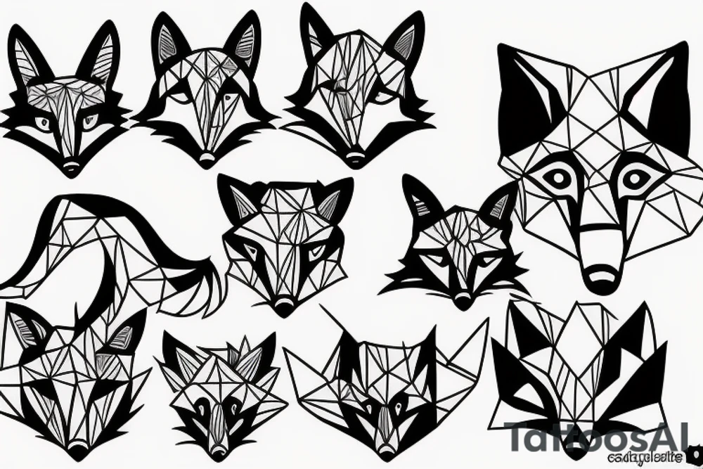 A fox tattoo idea