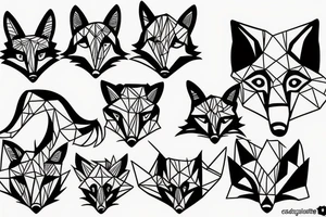 A fox tattoo idea