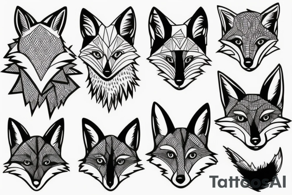 A fox tattoo idea