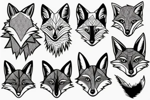A fox tattoo idea