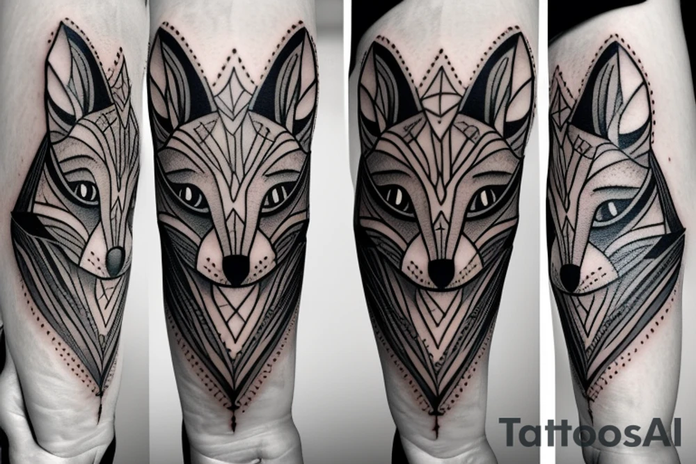 A fox tattoo idea