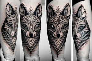 A fox tattoo idea