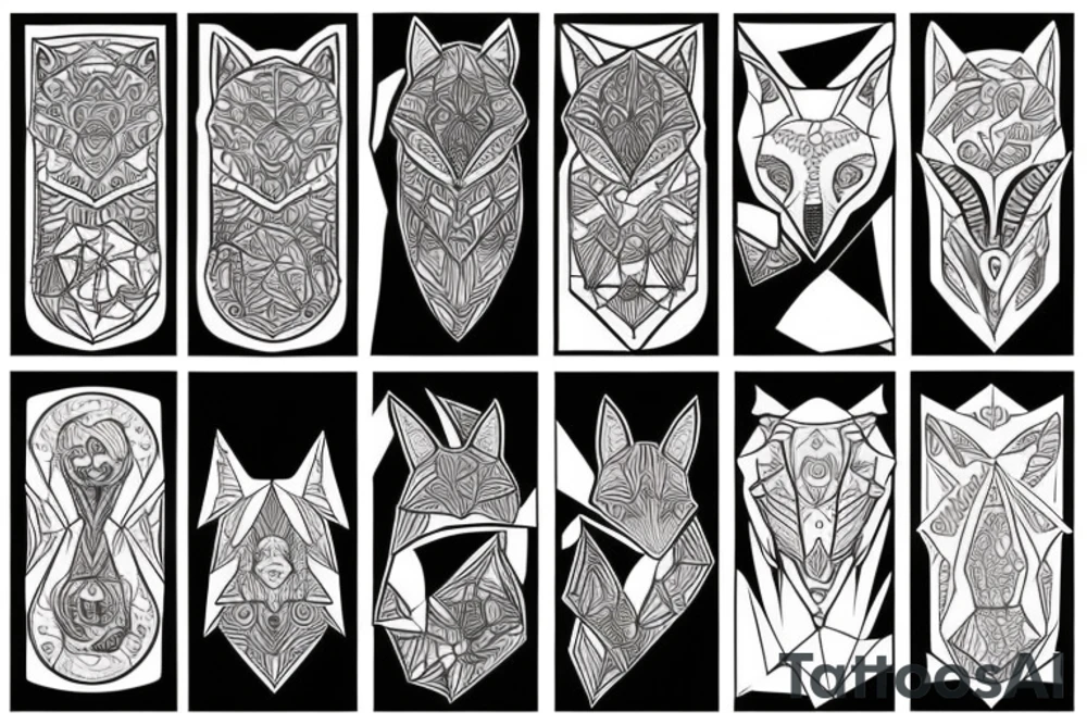 A fox tattoo idea