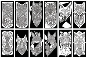 A fox tattoo idea