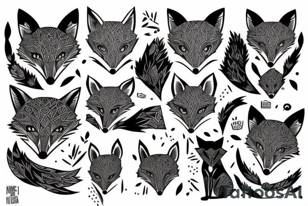 A whole Fox tattoo idea