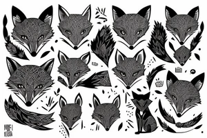 A whole Fox tattoo idea