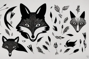 A whole Fox tattoo idea
