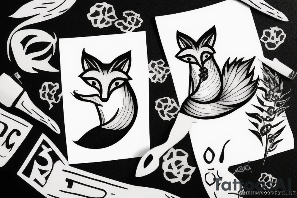 A Fox tattoo idea