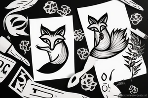 A Fox tattoo idea