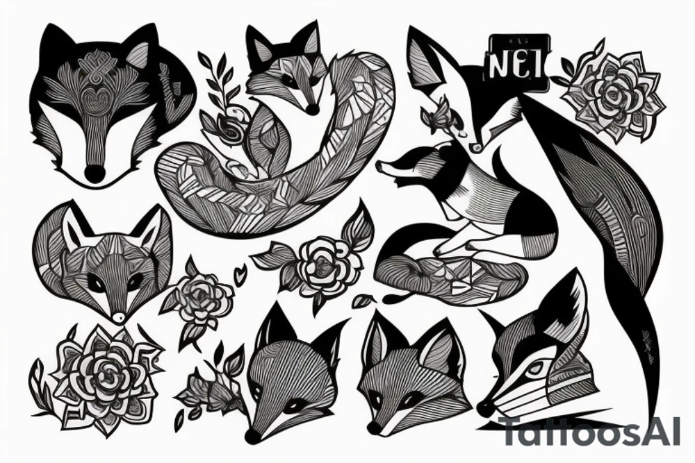 A Fox tattoo idea