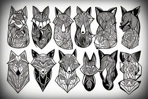 A Fox tattoo idea