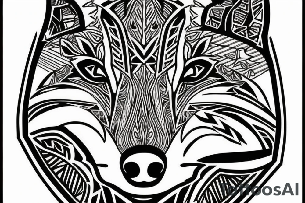 A fox tattoo idea