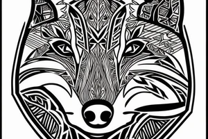 A fox tattoo idea