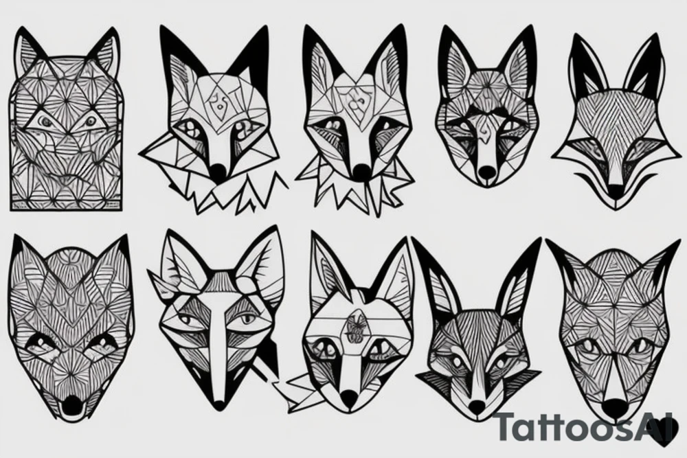 A fox tattoo idea