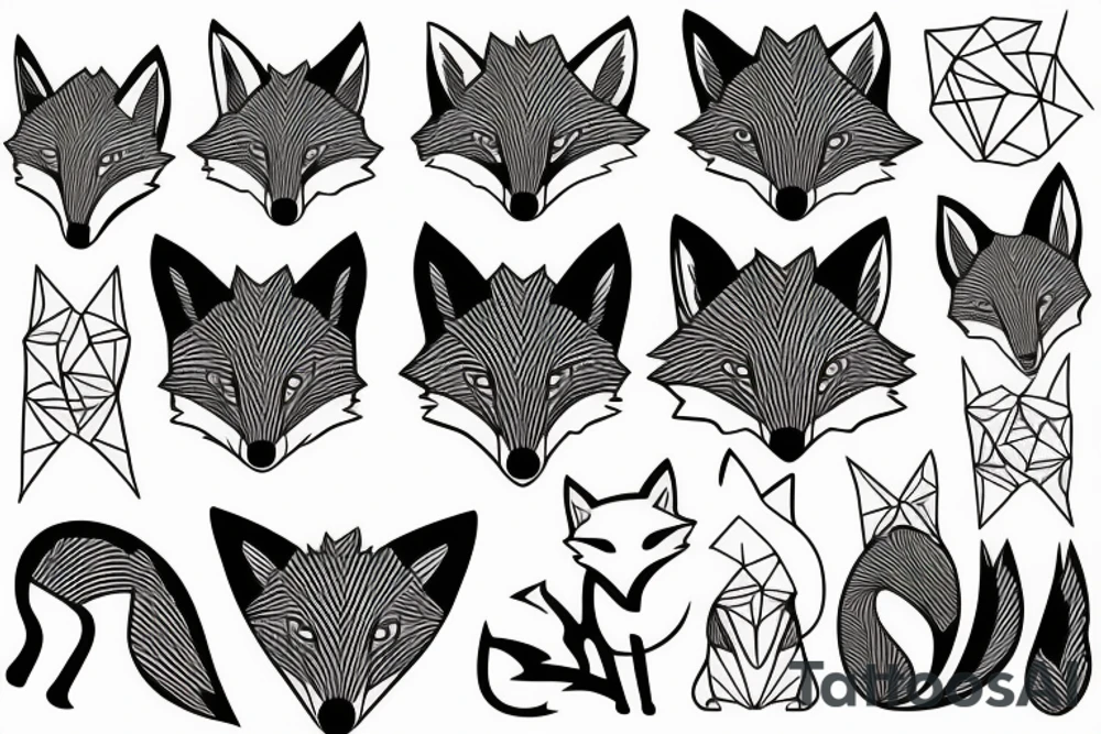 A fox tattoo idea