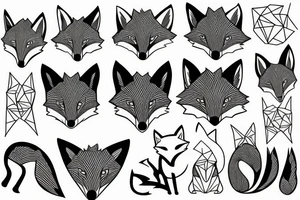 A fox tattoo idea