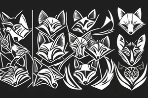 A fox tattoo idea