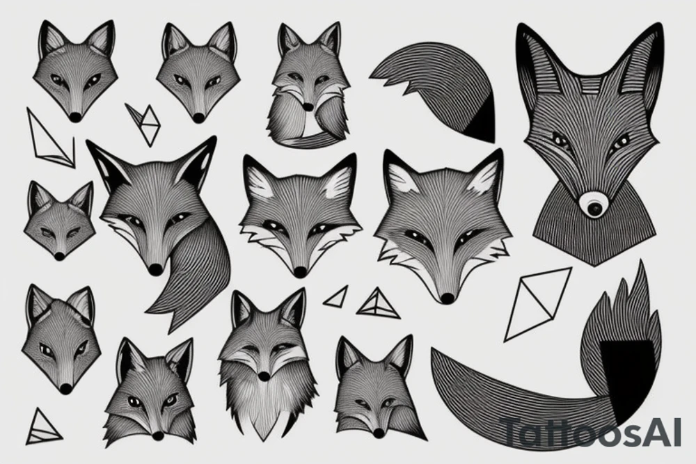 A fox tattoo idea