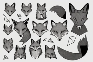 A fox tattoo idea