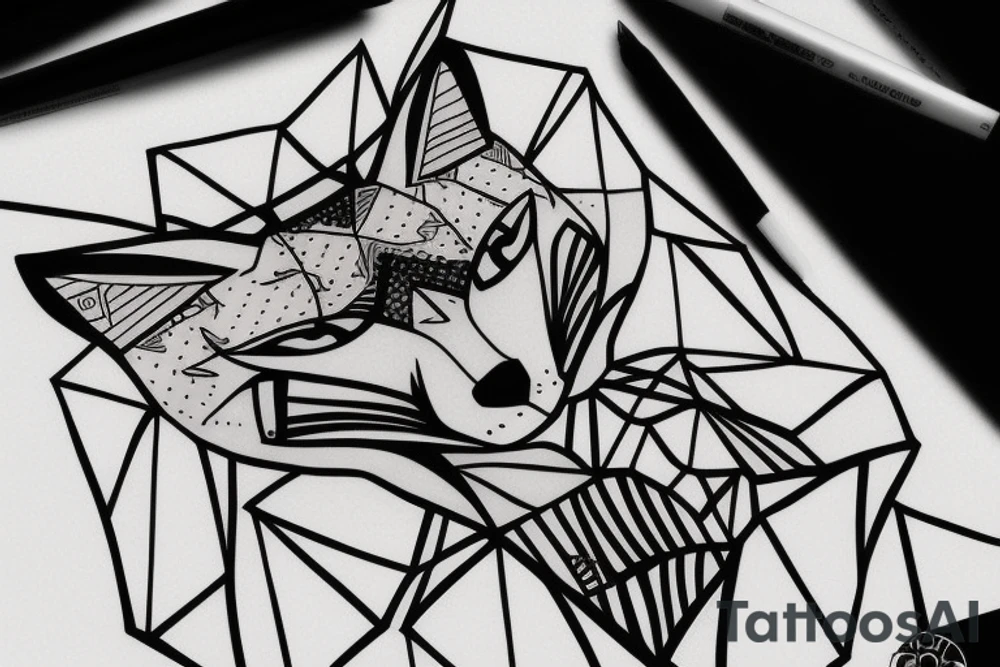 A fox tattoo idea