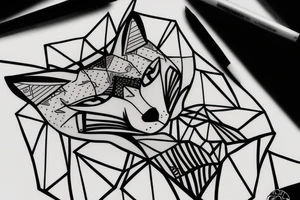 A fox tattoo idea