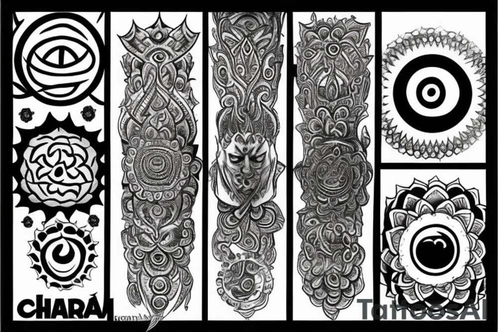 Sudarshan chakra tattoo idea