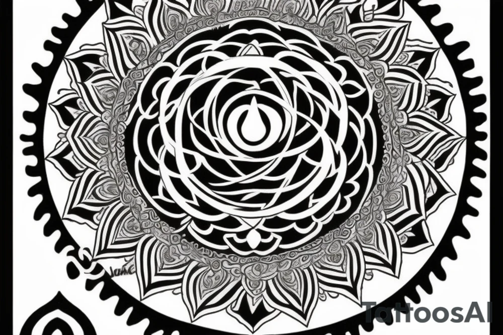 Sudarshan chakra tattoo idea