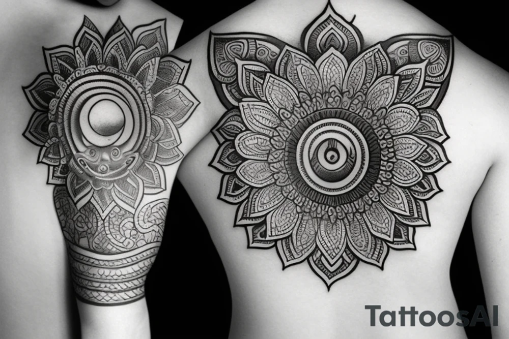 Sudarshan chakra tattoo idea
