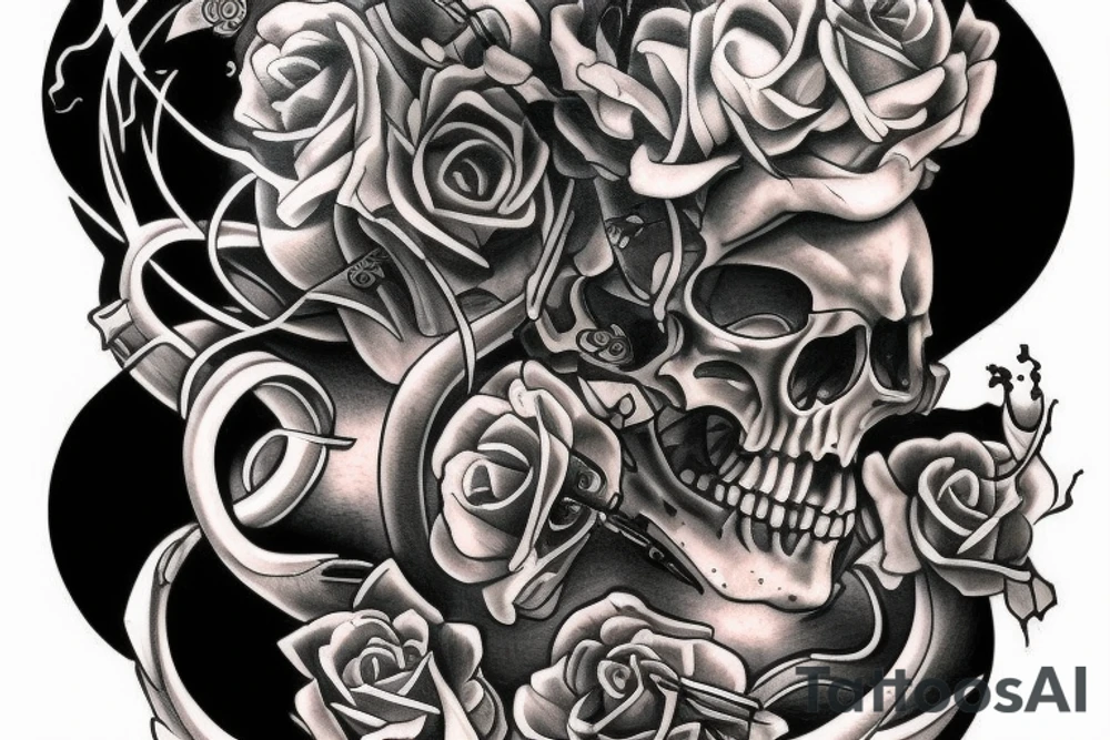 God of death tattoo idea