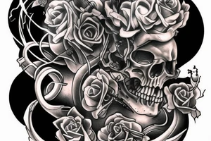 God of death tattoo idea