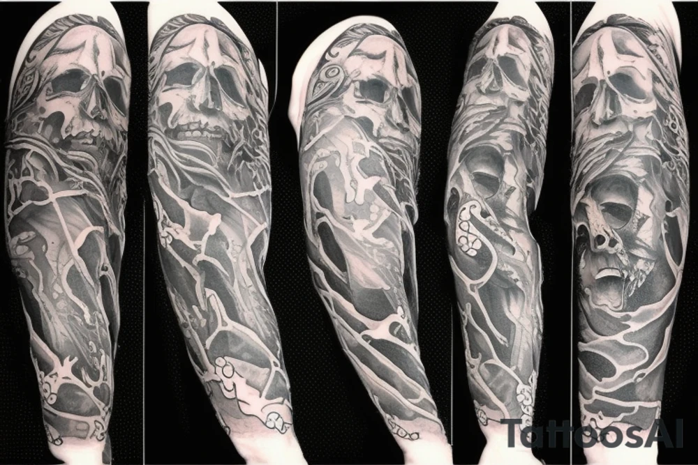 God of death tattoo idea