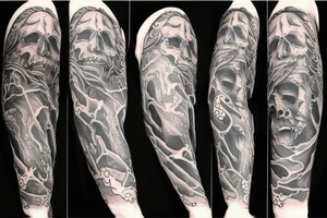 God of death tattoo idea